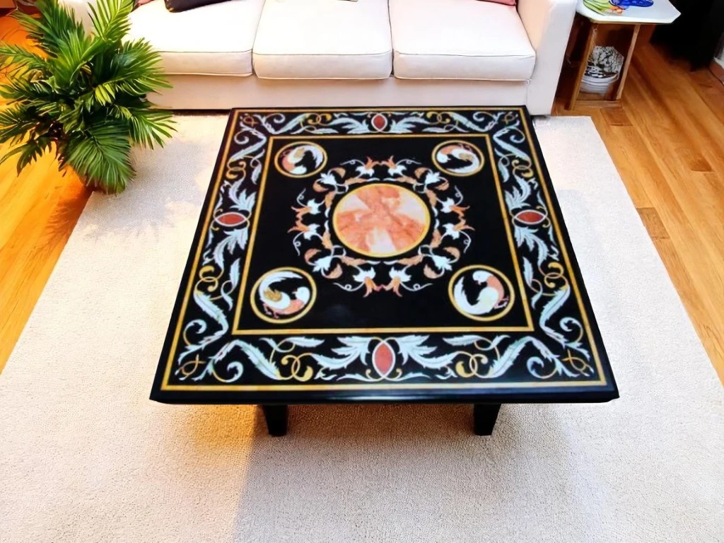  Marble Square Table – Perfect for Any Space